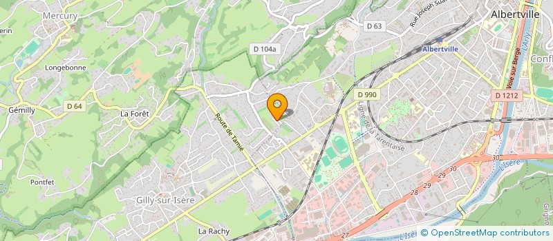 localisation de l'entreprise NICO4  GILLY-SUR-ISERE