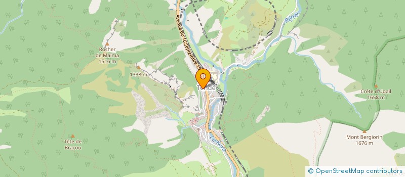 localisation de l'entreprise NICOBAT  TENDE