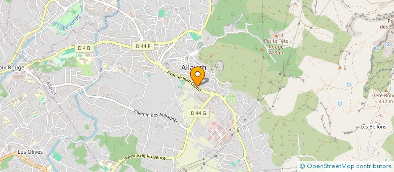 localisation de l'entreprise NICOBAT PLOMBERIE à ALLAUCH