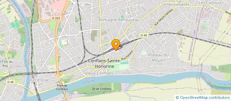 localisation de l'entreprise NICOBATIS  CONFLANS-SAINTE-HONORINE