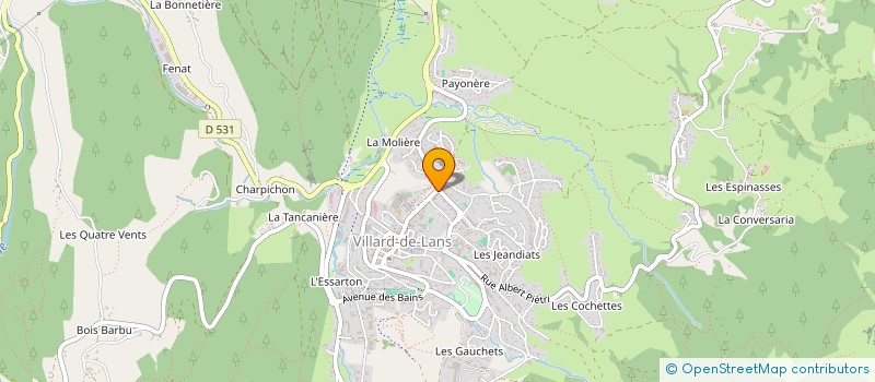 localisation de l'entreprise NICOCARRE  VILLARD-DE-LANS