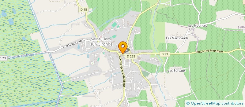 localisation de l'entreprise NICOCLA  SAINT-CIERS-SUR-GIRONDE