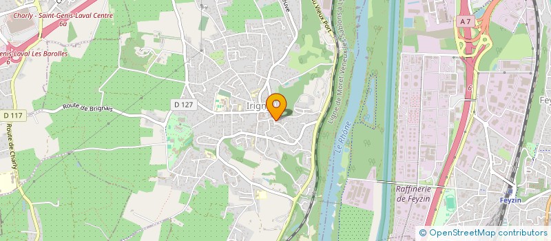 localisation de l'entreprise NICOD FERMETURES  IRIGNY