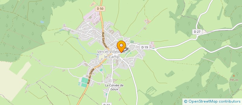 localisation de l'entreprise NICOD MATHIEU à VILLERS-CHIEF
