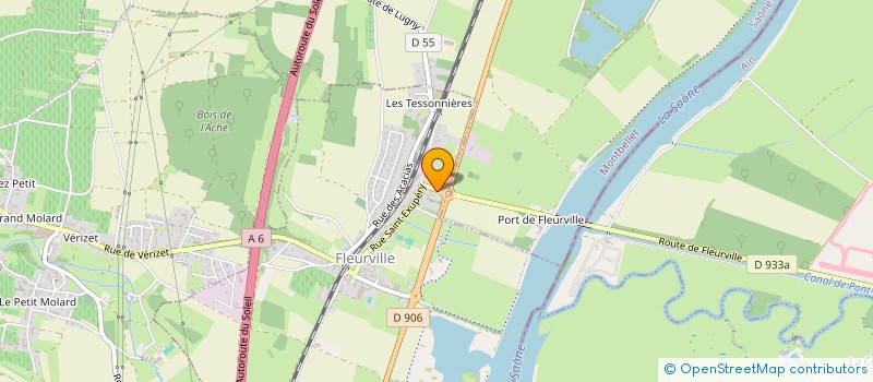 localisation de l'entreprise NICOD-SIMONET  FLEURVILLE