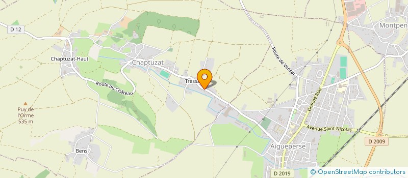 localisation de l'entreprise NICODECO  CHAPTUZAT