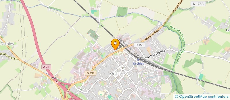 localisation de l'entreprise NICODELPH-IMMO  ORCHIES