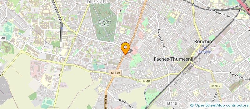 localisation de l'entreprise NICODEME SA à FACHES-THUMESNIL