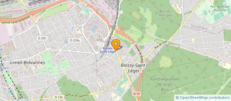 localisation de l'entreprise NICODYS à BOISSY-SAINT-LEGER
