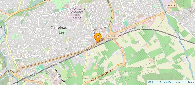 localisation de l'entreprise NICOFA à CASTELNAU-LE-LEZ
