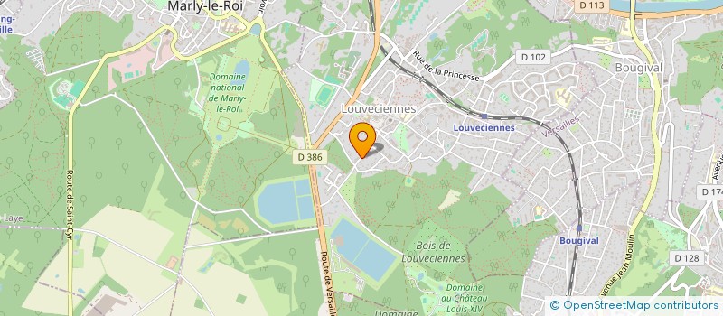 localisation de l'entreprise NICOFARIN CONSEIL & FORMATION  LOUVECIENNES