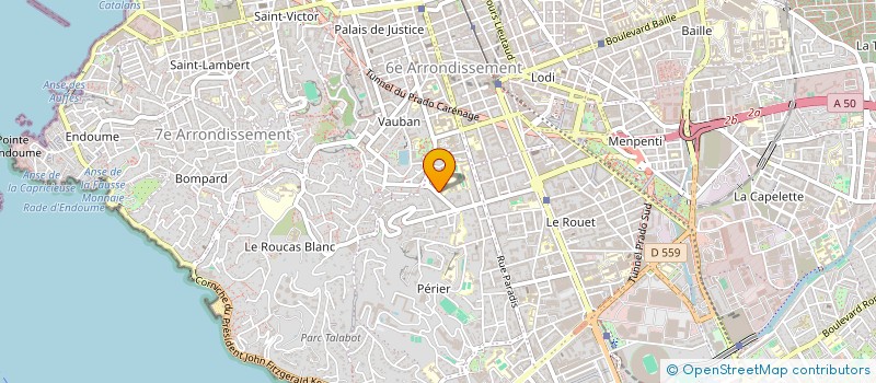 localisation de l'entreprise NICOGAT à MARSEILLE