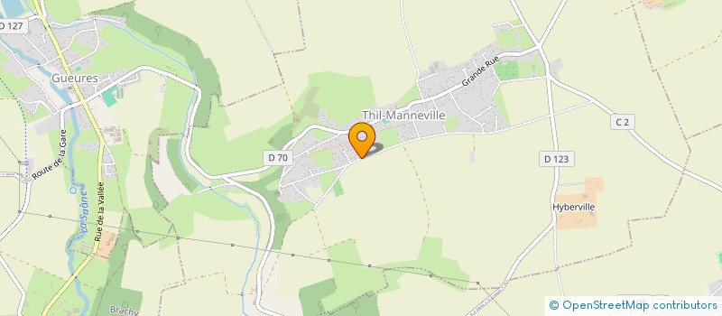 localisation de l'entreprise NICOGENIE IMMO  THIL-MANNEVILLE