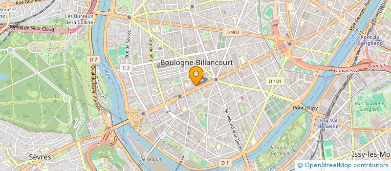 localisation de l'entreprise NICOGIL à BOULOGNE-BILLANCOURT