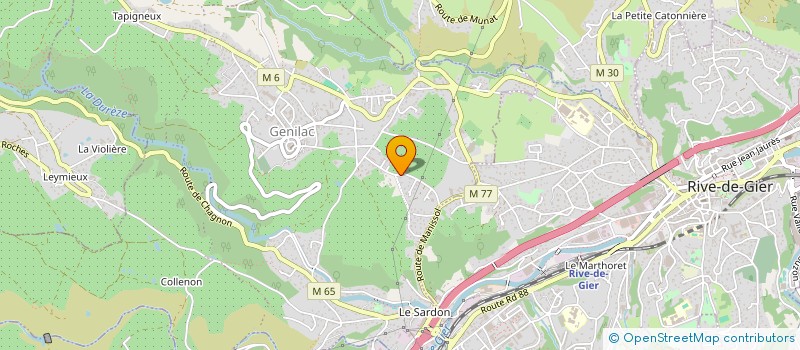 localisation de l'entreprise NICOGIL  GENILAC