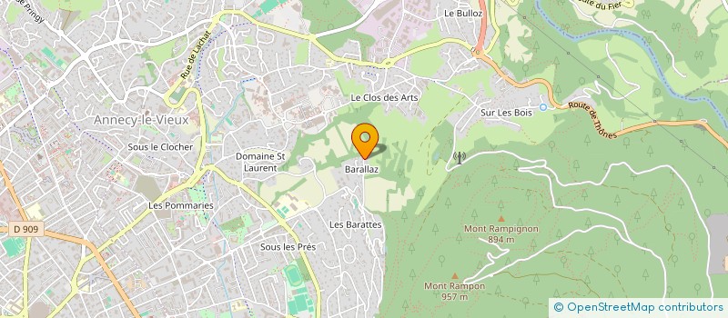 localisation de l'entreprise NICOINVEST à ANNECY