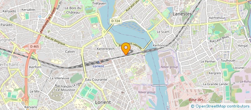 localisation de l'entreprise NICOISE  LORIENT