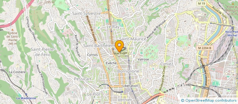 localisation de l'entreprise NICOISE DE FERMETURES ET AUTOMATISMES à NICE