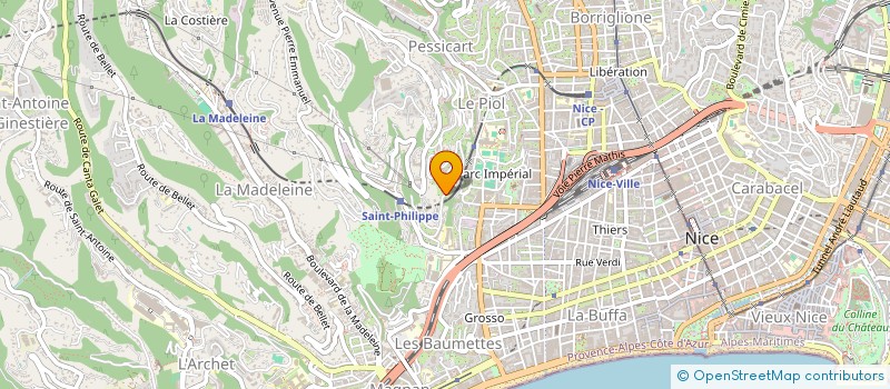 localisation de l'entreprise NICOISE IMMOBILIERE à NICE
