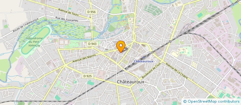 localisation de l'entreprise NICOL à CHATEAUROUX