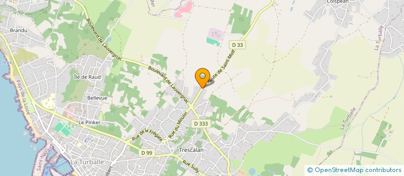 localisation de l'entreprise NICOL  LA TURBALLE