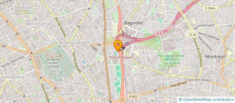 localisation de l'entreprise NICOLA  PARIS