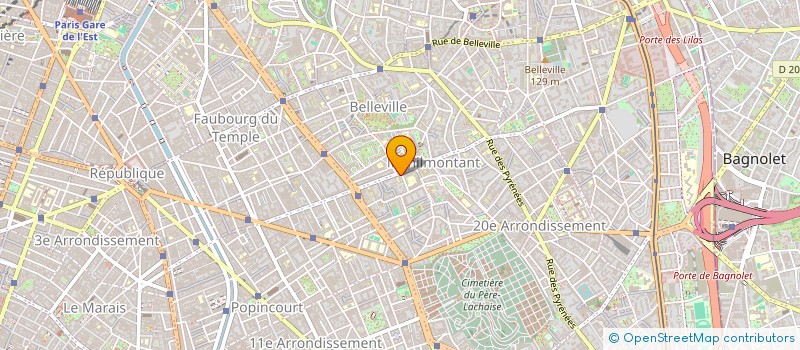 localisation de l'entreprise NICOLA  PARIS