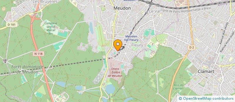 localisation de l'entreprise NICOLABRIELLE  MEUDON