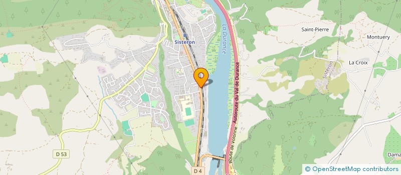 localisation de l'entreprise NICOLAC  SISTERON