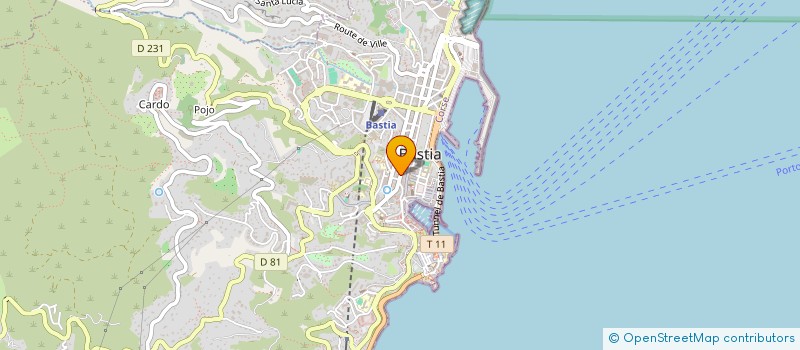 localisation de l'entreprise NICOLAI INGENIERIE à BASTIA