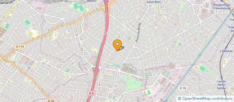localisation de l'entreprise NICOLAS 1 à AULNAY-SOUS-BOIS
