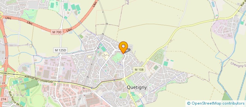 localisation de l'entreprise NICOLAS  QUETIGNY