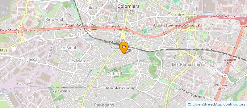 localisation de l'entreprise NICOLAS à COLOMIERS