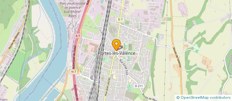 localisation de l'entreprise NICOLAS à PORTES-LES-VALENCE