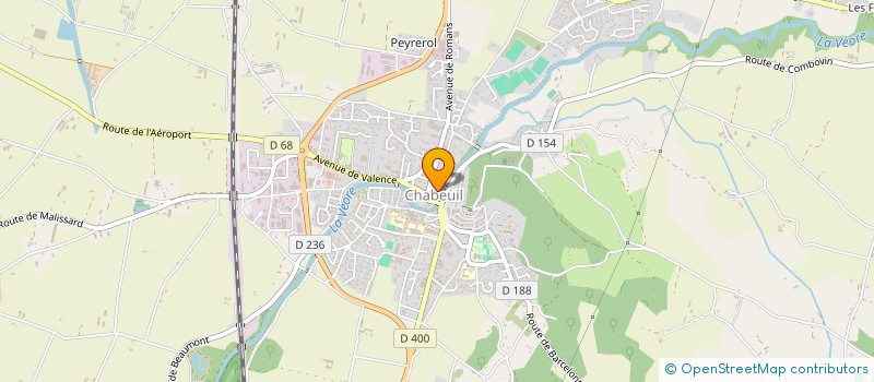 localisation de l'entreprise NICOLAS à CHABEUIL