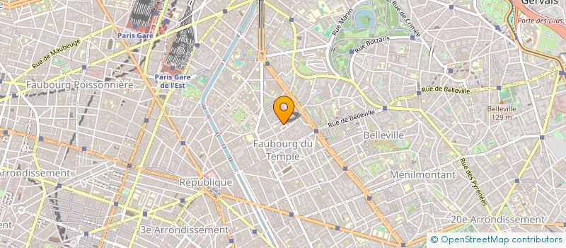 localisation de l'entreprise NICOLAS à PARIS