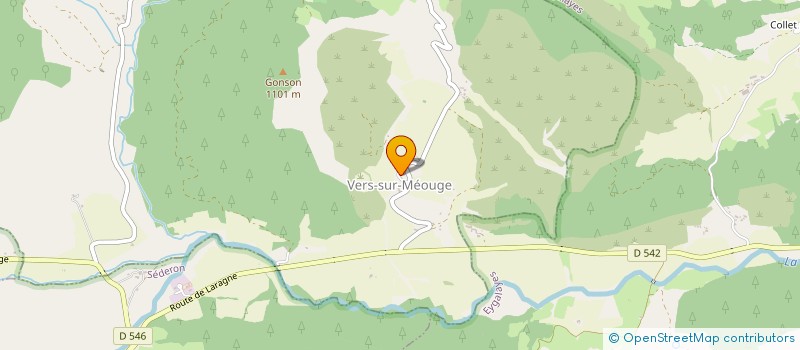 localisation de l'entreprise NICOLAS  VERS-SUR-MEOUGE