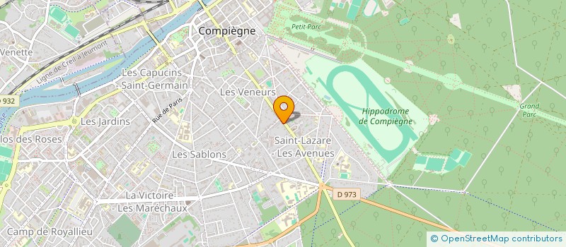 localisation de l'entreprise NICOLAS  COMPIEGNE