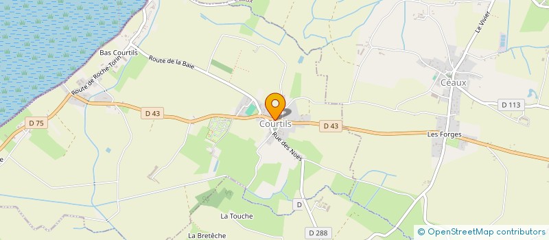 localisation de l'entreprise NICOLAS  COURTILS