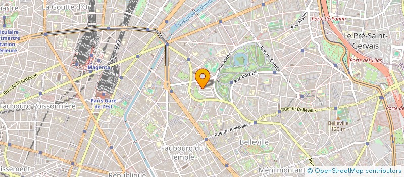 localisation de l'entreprise NICOLAS ADAM STUDIO  PARIS