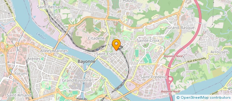 localisation de l'entreprise NICOLAS ALEXANDRE INVESTISSEMENT à BAYONNE