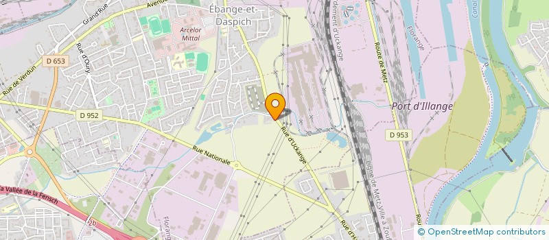 localisation de l'entreprise NICOLAS AUGUSTE  FLORANGE