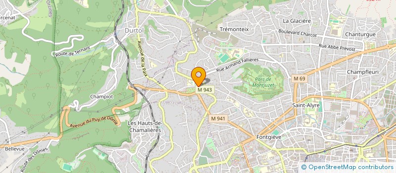 localisation de l'entreprise NICOLAS BEAURE ARCHITECTE  CLERMONT-FERRAND