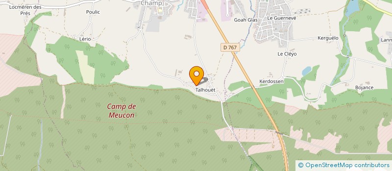 localisation de l'entreprise NICOLAS BOURSICOT  LOCMARIA-GRAND-CHAMP