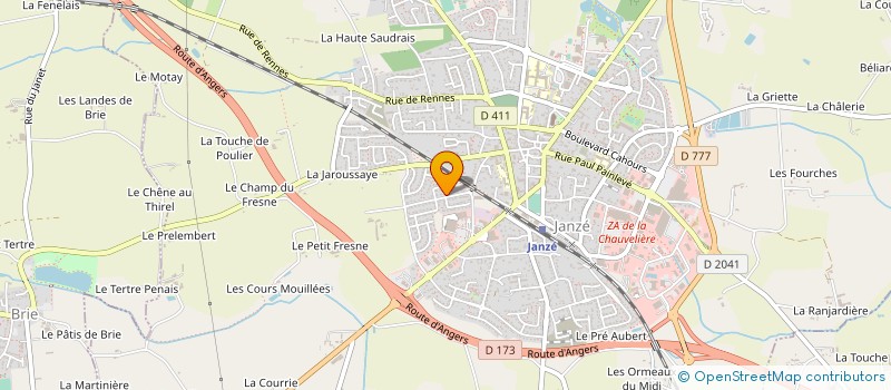 localisation de l'entreprise NICOLAS BOUVIER à JANZE