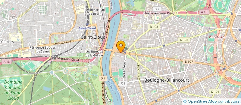 localisation de l'entreprise NICOLAS BOYER CONSULTING  BOULOGNE-BILLANCOURT