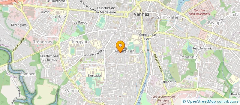 localisation de l'entreprise NICOLAS BRUGVIN CONSULTANT à VANNES