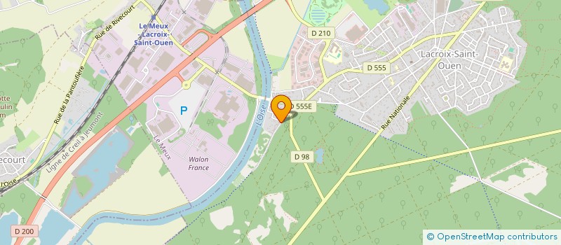 localisation de l'entreprise NICOLAS CALMELS INVESTISSEMENT (NCI)  LACROIX-SAINT-OUEN