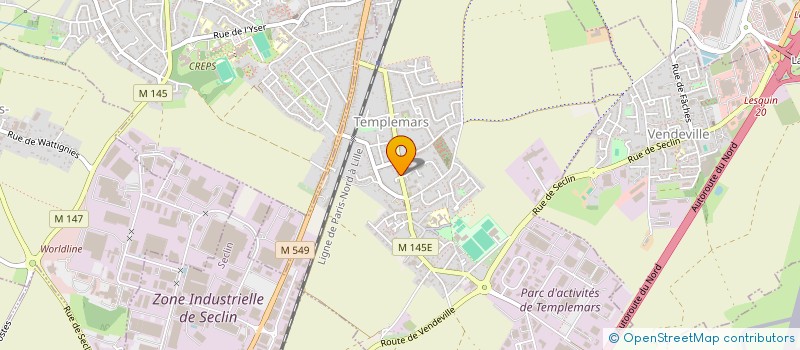 localisation de l'entreprise NICOLAS CARON  TEMPLEMARS