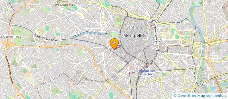 localisation de l'entreprise NICOLAS - CAUSSE LMNP  MONTPELLIER